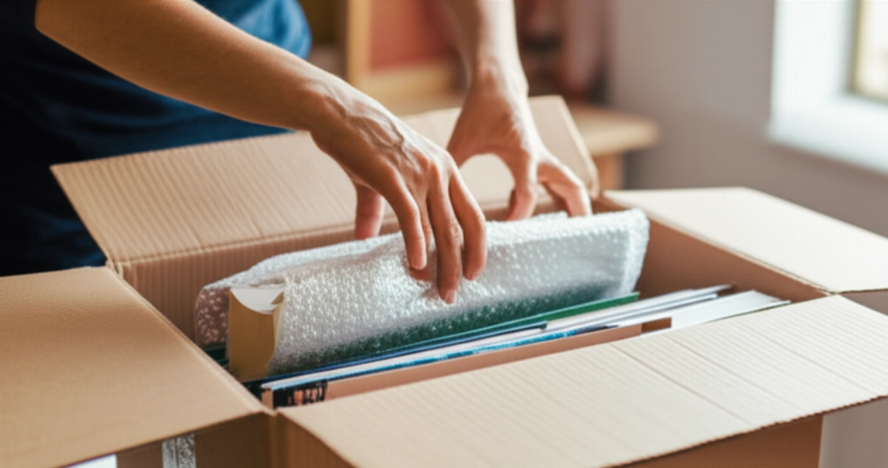 Bücher verpacken