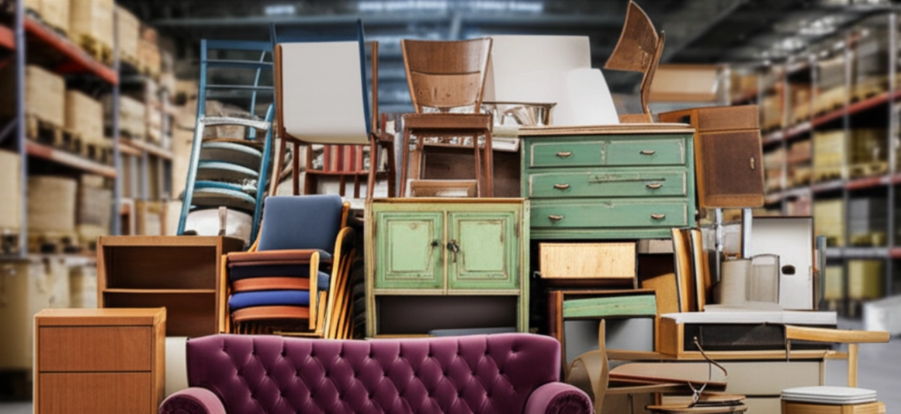 Retirada de muebles usados